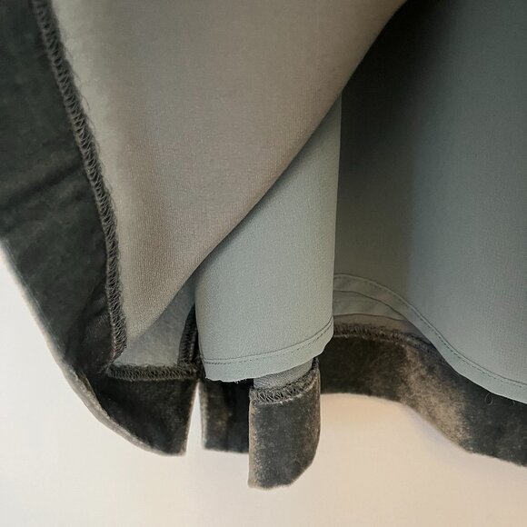 NWT J. Crew Sage Green Silk Blend Velour Tank, Size Medium - Picture 9 of 12